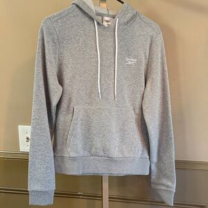 Reebok Womens  Light Gray Hoodie